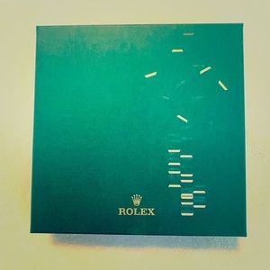 Authentic new Rolex branded gift box.